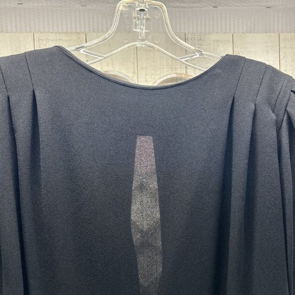 COPY - VTG Liz Claiborne LBD 1 Button Closure 13 " Slit in Back Midi Length Siz… - Picture 3 of 5